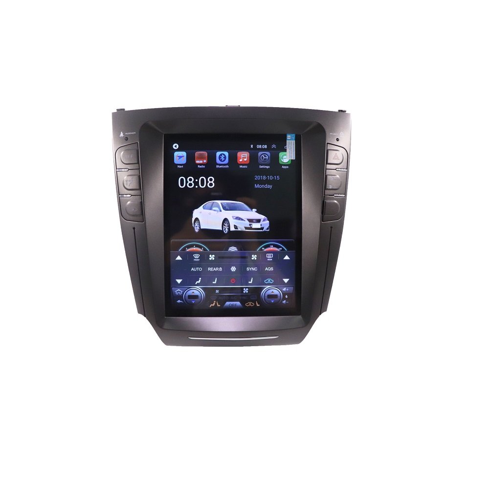 10.4 Inch Android 10 GPS Multimedia Player Reverse Camera Portable Car Audio Video Car DVD Player for Lexus IS250
